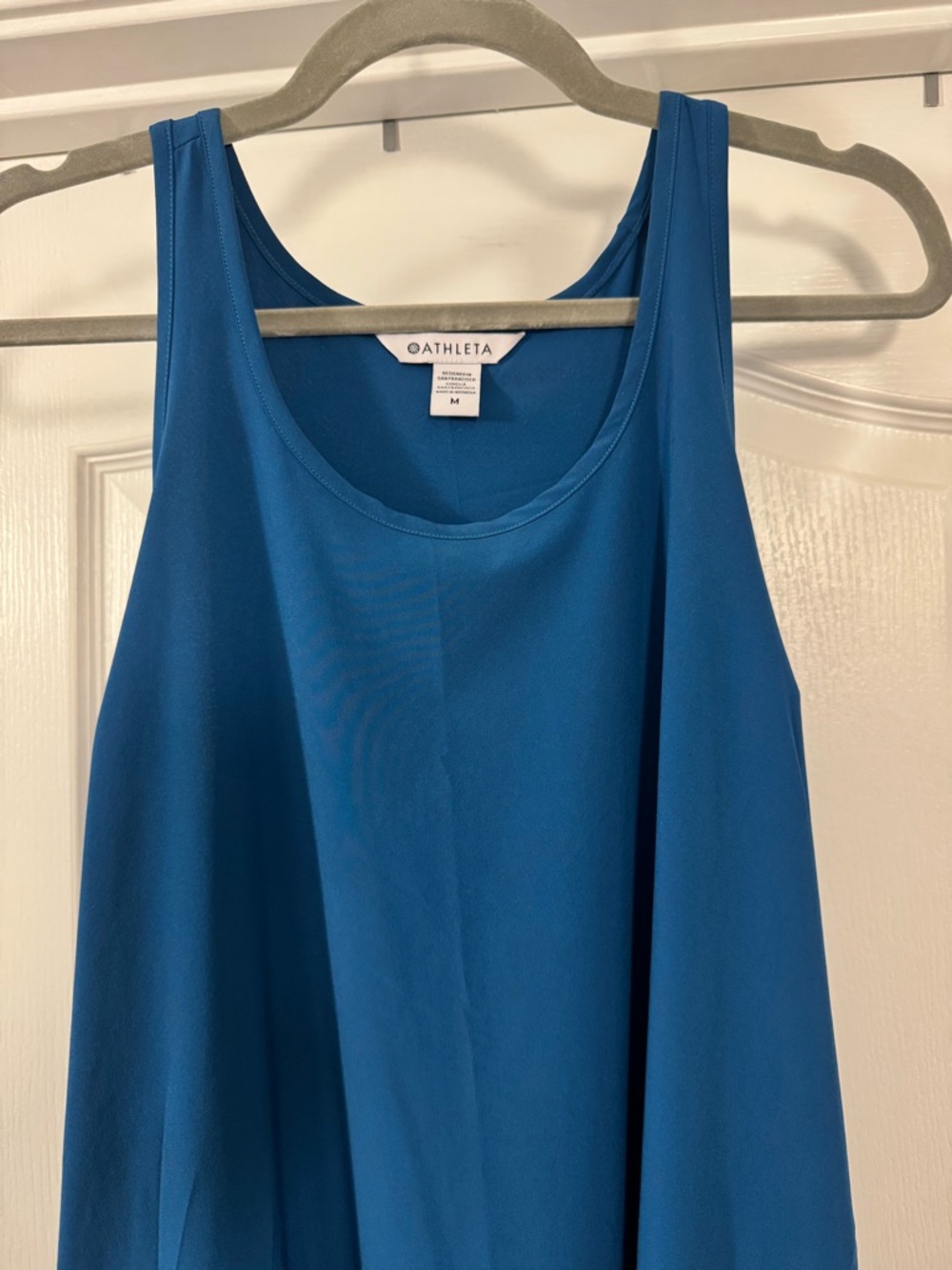 Athleta Presidio Traveler Teal-Blue Scoop Neck Tank Dress - Picture 9 of 11